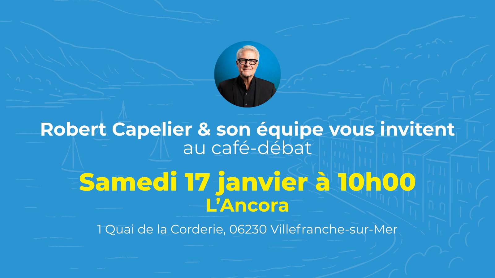 Votre parole compte : rendez-vous samedi 17 janvier à 10h pour un café-débat